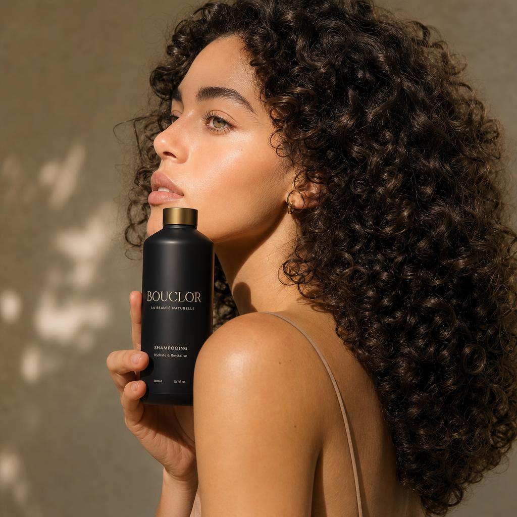 Modèle aux cheveux bouclés
